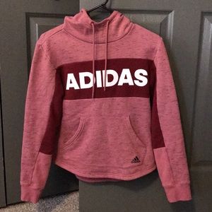 Adidas cowl neck hoodie (XS)